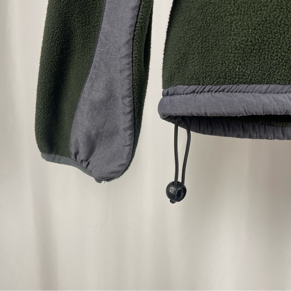 PB Basics Large Lightweight Olive Green Fleece Jacket Soft Shell Outdoor Hiking - Picture 4 of 8